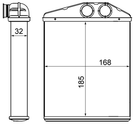 Mahle Original Kachelradiateur AH 13 000S