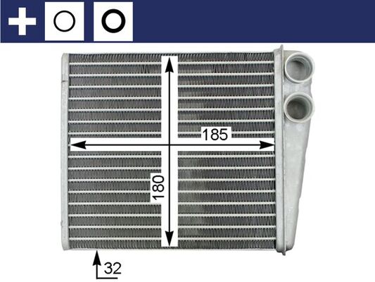 Mahle Original Kachelradiateur AH 208 000S