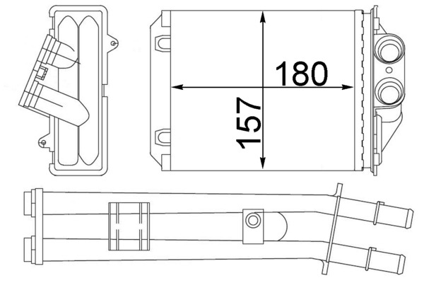 Mahle Original Kachelradiateur AH 213 000S