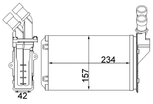 Mahle Original Kachelradiateur AH 217 000S