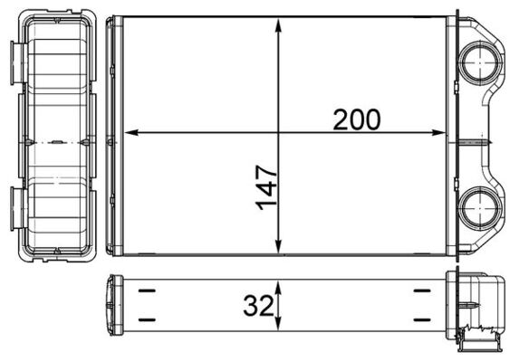 Mahle Original Kachelradiateur AH 251 000S