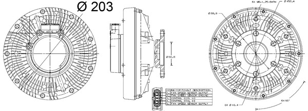 Mahle Original Visco-koppeling CFC 200 000P