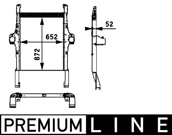 Mahle Original Interkoeler CI 113 000P