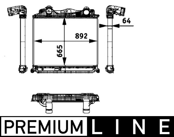 Mahle Original Interkoeler CI 119 000P