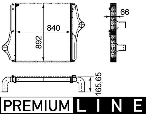 Mahle Original Interkoeler CI 127 000P