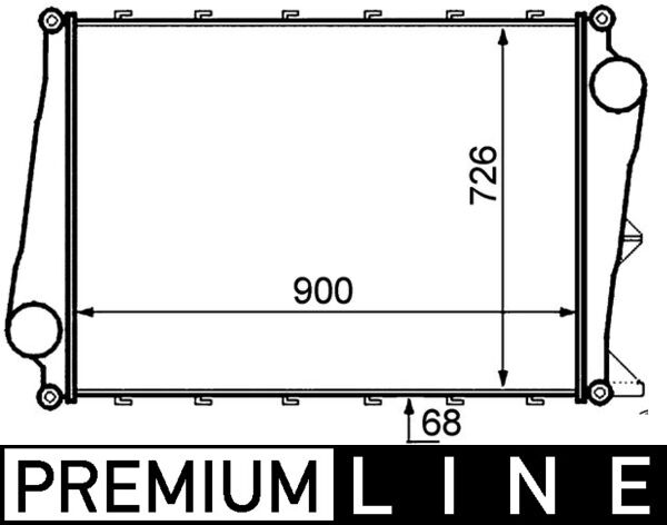 Mahle Original Interkoeler CI 128 000P