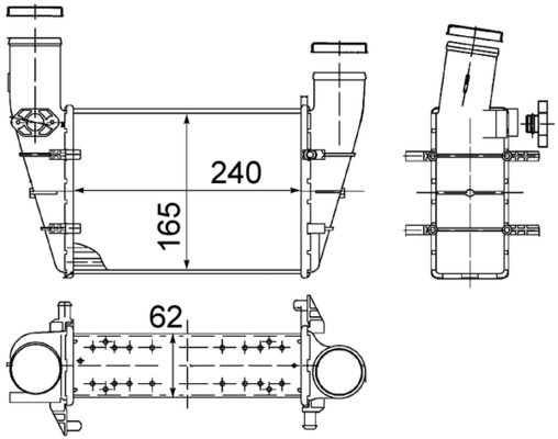 Mahle Original Interkoeler CI 130 000S