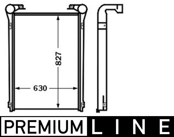 Mahle Original Interkoeler CI 133 000P