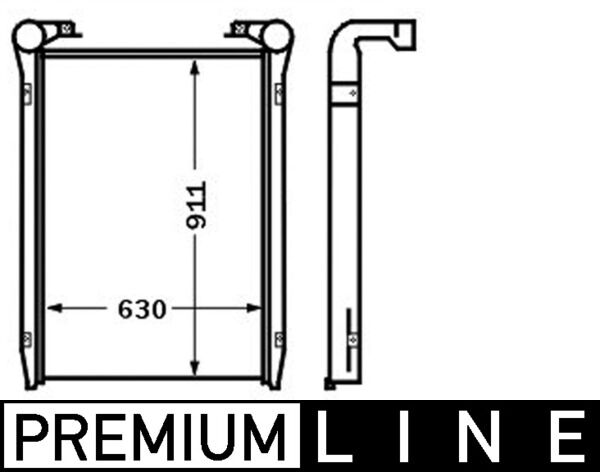 Mahle Original Interkoeler CI 134 000P