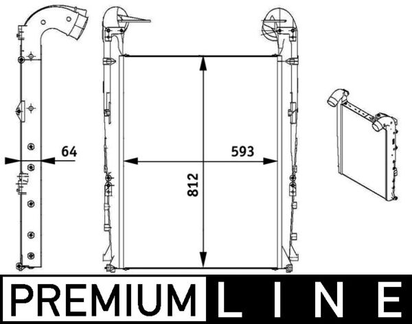 Mahle Original Interkoeler CI 137 000P