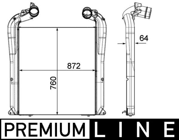 Mahle Original Interkoeler CI 144 000P