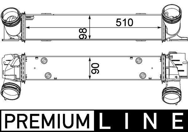 Mahle Original Interkoeler CI 146 000P