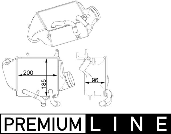 Mahle Original Interkoeler CI 156 000P