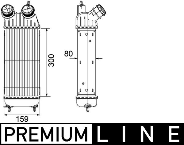 Mahle Original Interkoeler CI 171 000P