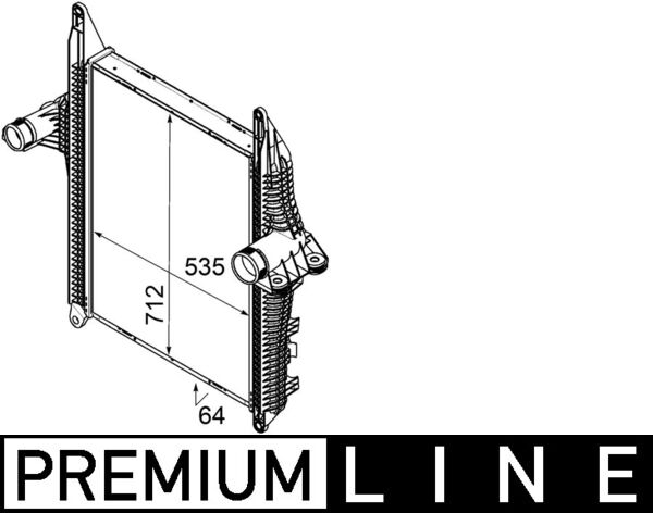 Mahle Original Interkoeler CI 178 000P