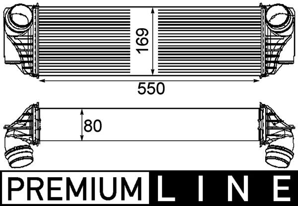 Mahle Original Interkoeler CI 185 000P