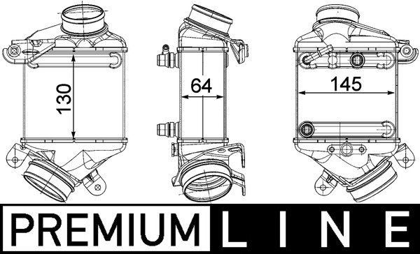 Mahle Original Interkoeler CI 187 000P