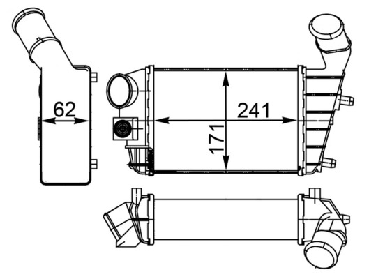Mahle Original Interkoeler CI 196 000S