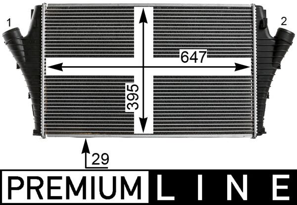 Mahle Original Interkoeler CI 21 000P