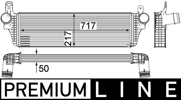 Mahle Original Interkoeler CI 242 000P