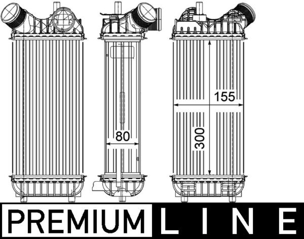 Mahle Original Interkoeler CI 246 000P