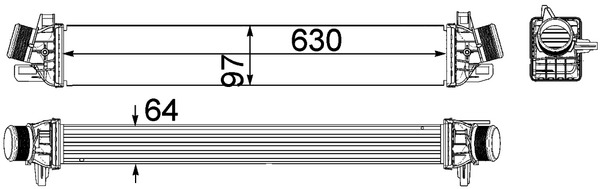 Mahle Original Interkoeler CI 259 000P