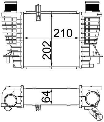 Mahle Original Interkoeler CI 264 000S