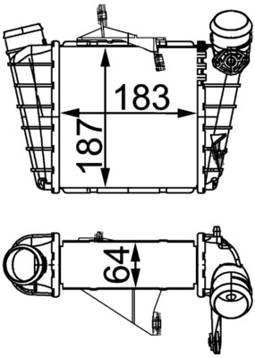 Mahle Original Interkoeler CI 298 000S