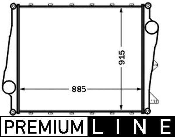 Mahle Original Interkoeler CI 354 000P