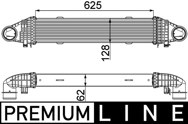 Mahle Original Interkoeler CI 358 000P