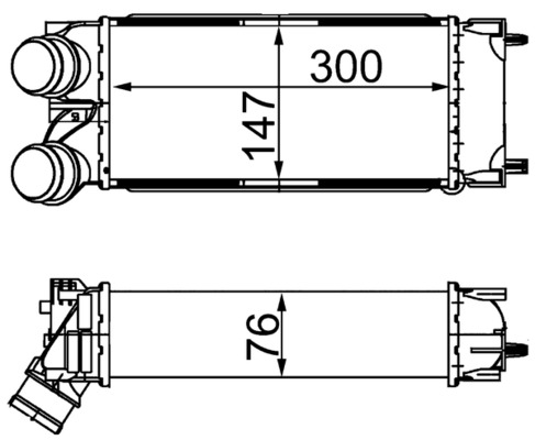 Mahle Original Interkoeler CI 367 000S