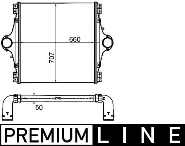 Mahle Original Interkoeler CI 449 000P