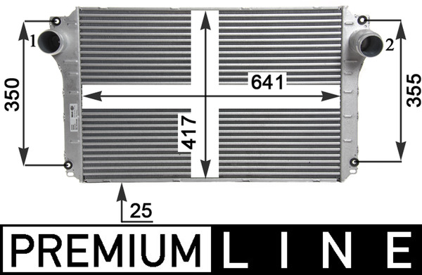 Mahle Original Interkoeler CI 463 000P