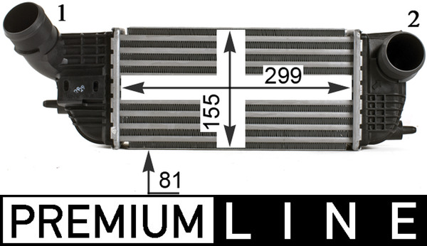 Mahle Original Interkoeler CI 466 000P