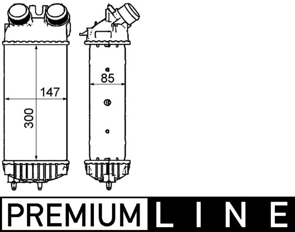 Mahle Original Interkoeler CI 474 000P