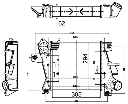 Mahle Original Interkoeler CI 507 000S