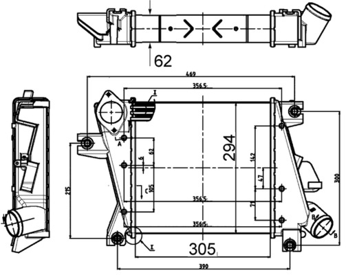 Mahle Original Interkoeler CI 508 000S