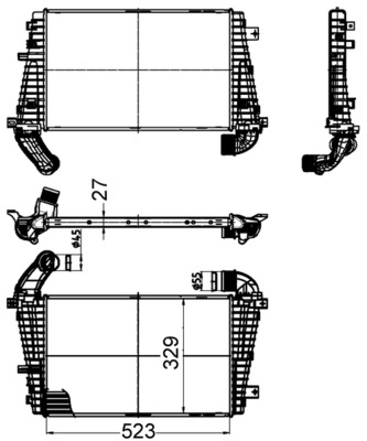 Mahle Original Interkoeler CI 511 000S