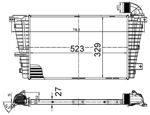 Mahle Original Interkoeler CI 513 000S