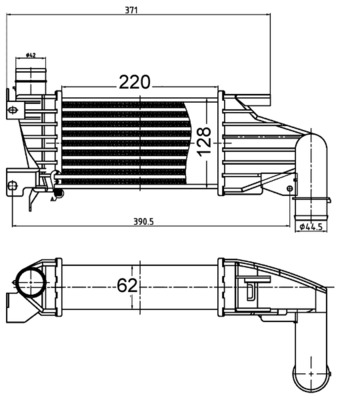 Mahle Original Interkoeler CI 514 000S