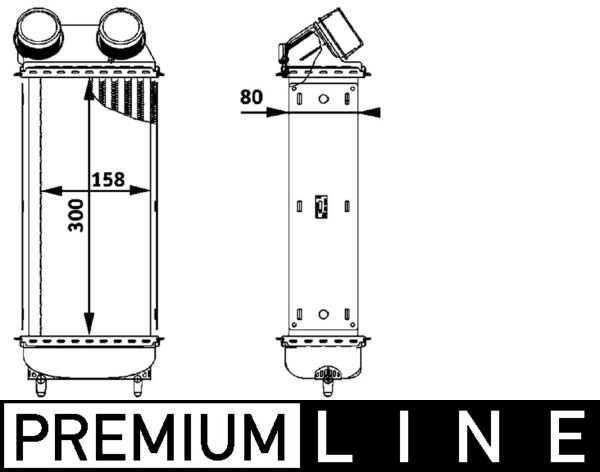 Mahle Original Interkoeler CI 86 000P