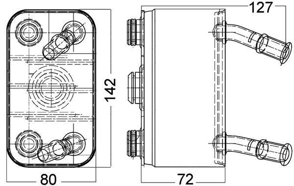 Mahle Original Oliekoeler motorolie CLC 113 000P