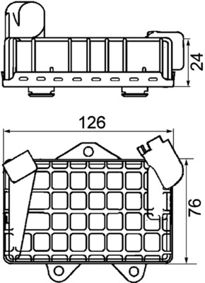 Mahle Original Oliekoeler motorolie CLC 34 000P