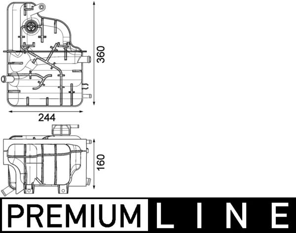 Mahle Original Expansievat CRT 225 000P