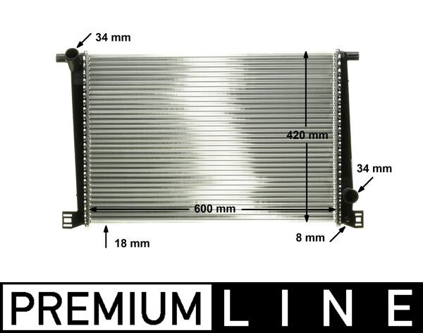 Mahle Original Radiateur CR 1123 000P