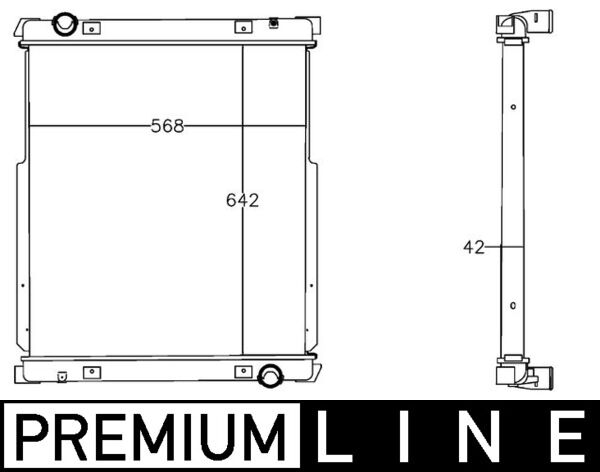 Mahle Original Radiateur CR 1215 000P