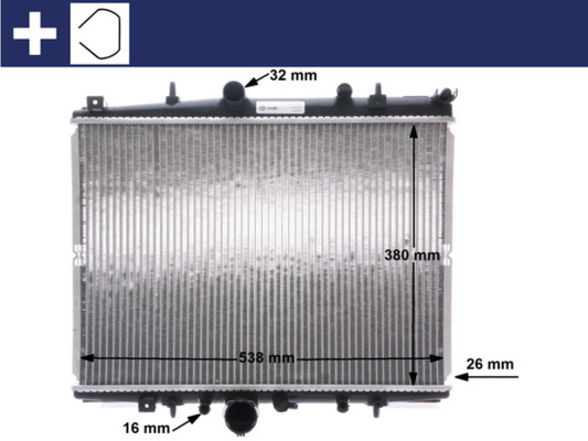 Mahle Original Radiateur CR 1433 000S