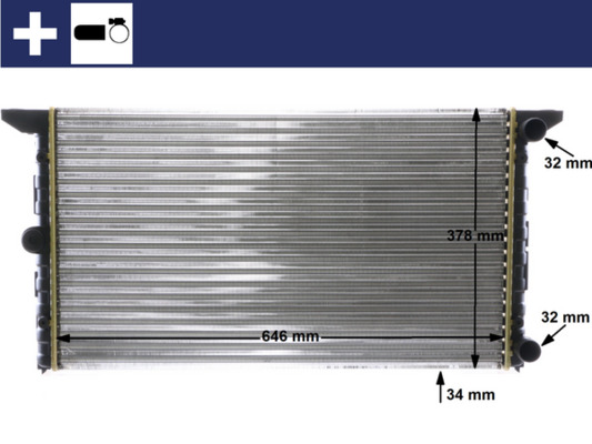 Mahle Original Radiateur CR 1534 000S