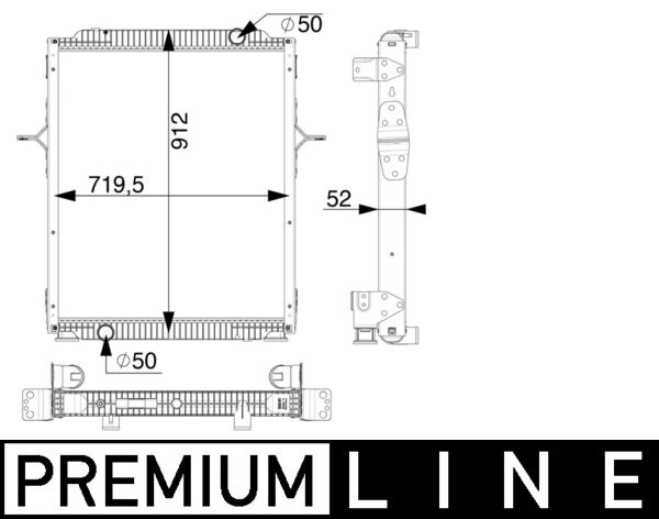 Mahle Original Radiateur CR 166 000P