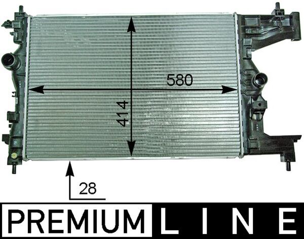 Mahle Original Radiateur CR 2114 000P